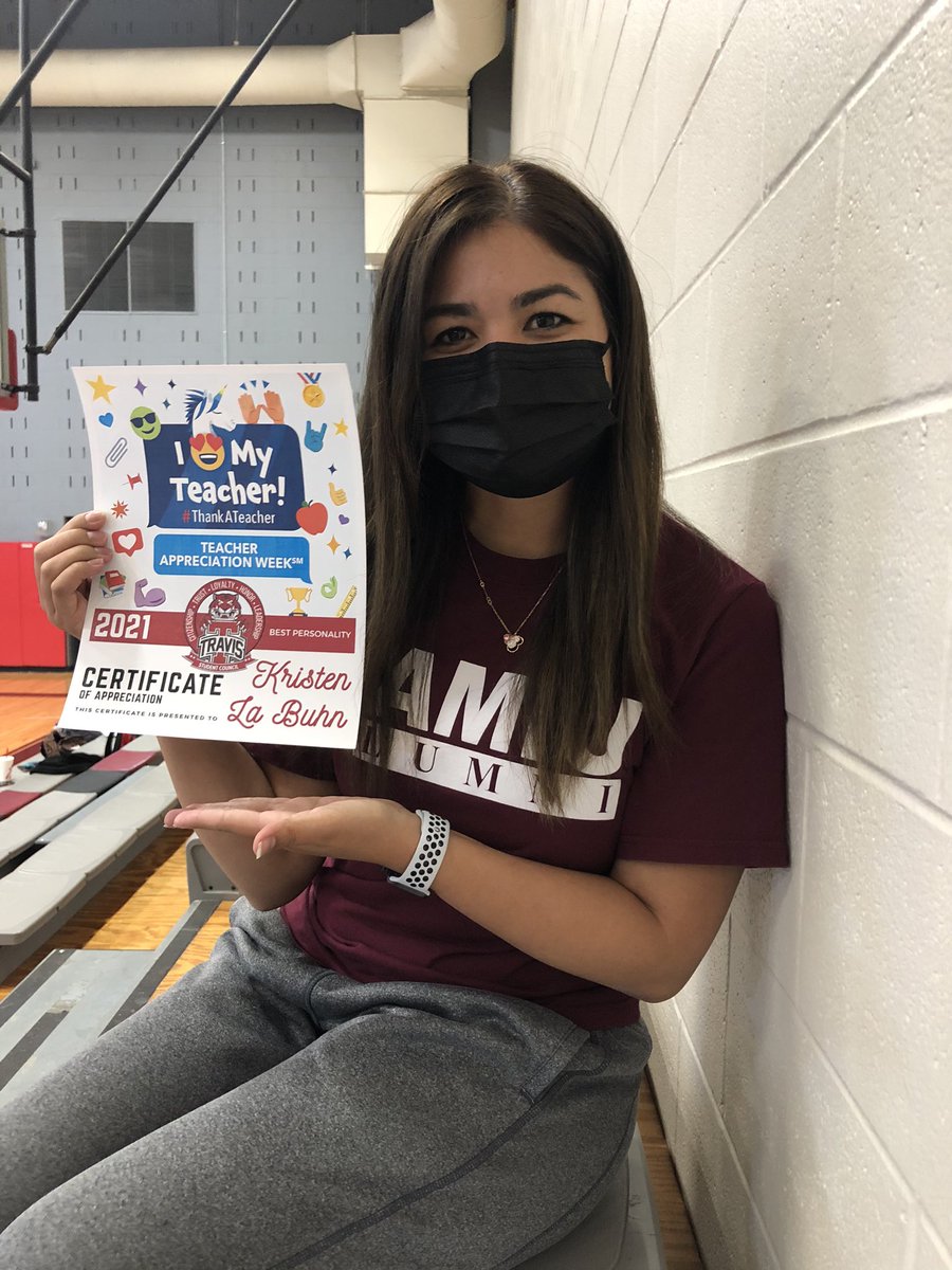 Y’all - this actually made me so happy! Thank you to the students who voted me best personality ❤️