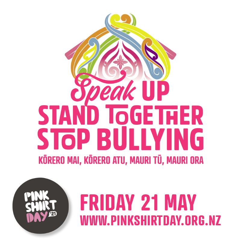mentalhealthnz's tweet photo. Register now to celebrate Pink Shirt Day on Friday 21 May. Speak Up, Stand Together, Stop Bullying! Everyone deserves to feel safe, valued and respected, regardless of age, faith, sex, gender identity, sexual orientation, ability, or cultural background.