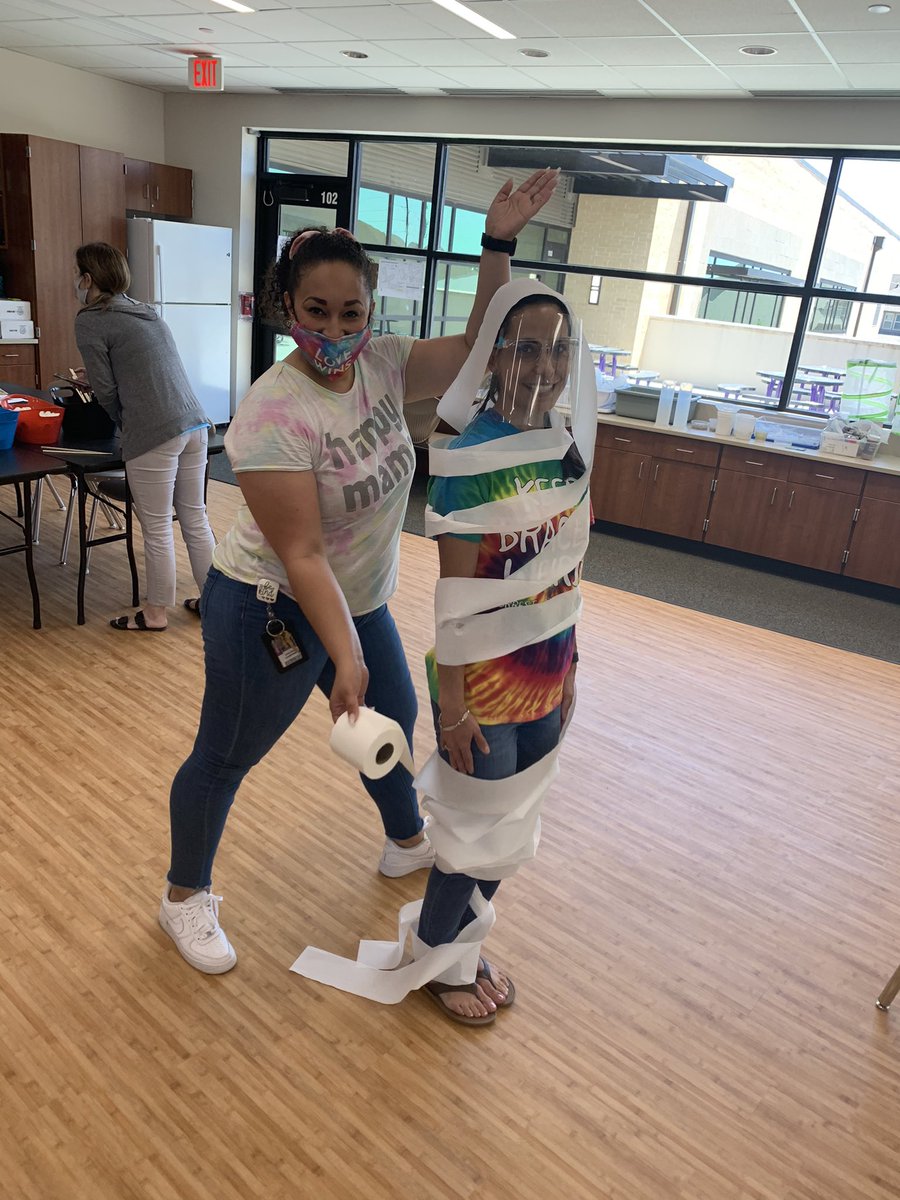 Minute to Win It- Wrap it Up! 20 Pts! #campjenks21 #mjepinkpower