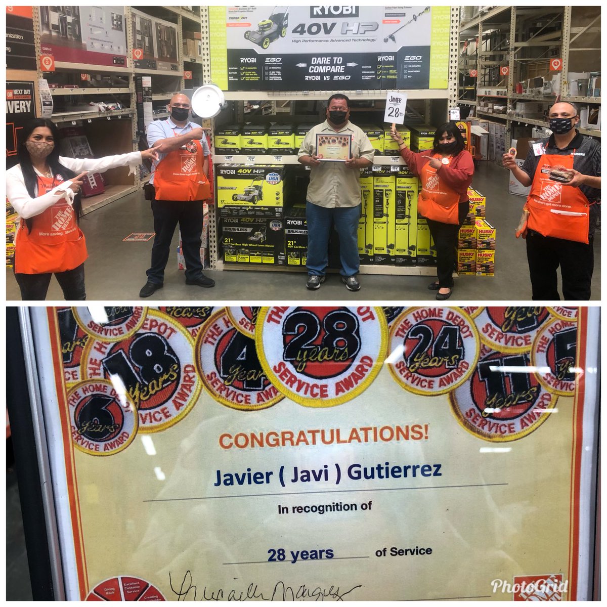 Michelle Marquez (@michelle_6884) on Twitter photo Celebrating 28 Years with Javier Gutierrez our DWCC / OFA !! We are honored to have you in our store thank you for your commitment to THD you make us laugh and smile every day Javi with your jokes and character! <a href="/VelaSulema/">Sulema Vela</a> <a href="/HDAlexSolis/">Alex Solis</a> <a href="/JulieMWeissmann/">Julie Weissmann</a> Celebrating 28 Years with Javier Gutierrez our DWCC / OFA !! We are honored to have you in our store thank you for your commitment to THD you make us laugh and smile every day Javi with your jokes and character! <a href="/VelaSulema/">Sulema Vela</a> <a href="/HDAlexSolis/">Alex Solis</a> <a href="/JulieMWeissmann/">Julie Weissmann</a>