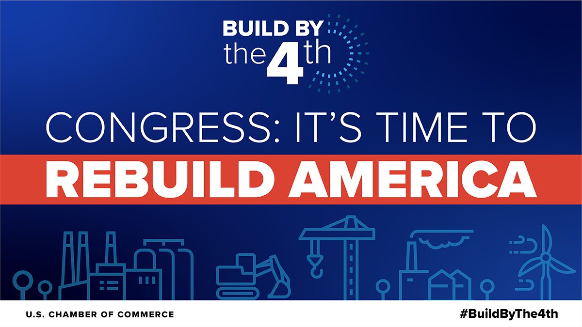 Without federal action on infrastructure Utah won’t receive the modernization we desperately need. Congress: pass comprehensive infrastructure legislation by the Fourth of July #BuildByThe4th uschamber.com/lets-rebuild-a… <a href="/SenMikeLee/">Mike Lee</a> 
<a href="/SenatorRomney/">Senator Mitt Romney</a>