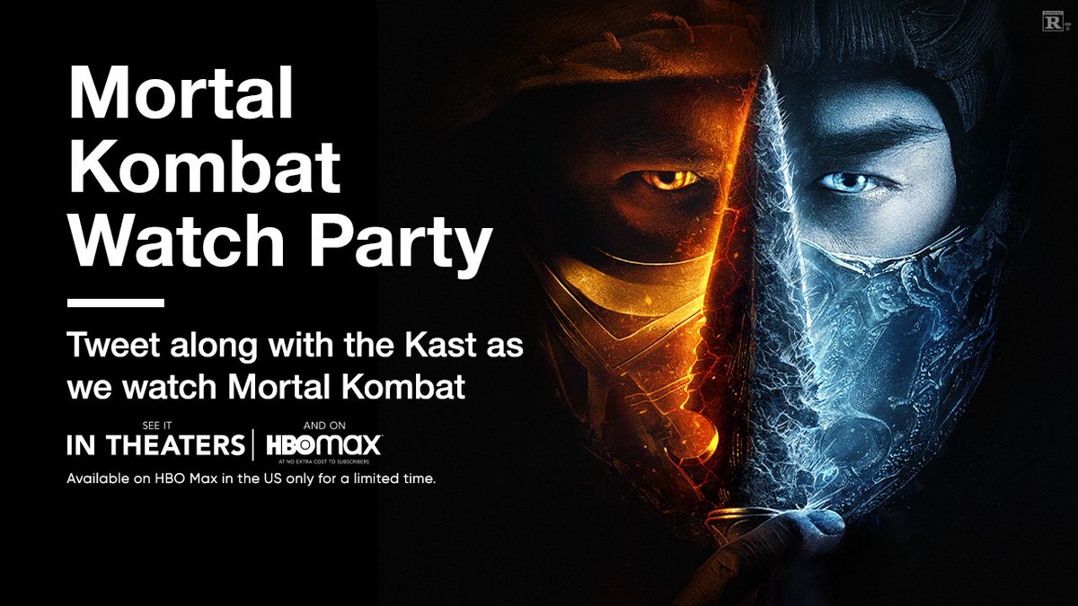 StreamOnMax's tweet image. Stream @MKMovie along with the Kast on HBO Max this Friday, May 7 at 6pm PT/9pm ET!

Like this tweet for an invite to the official Mortal Kombat Watch Party, then get ready to tweet along with #MKWatchParty.