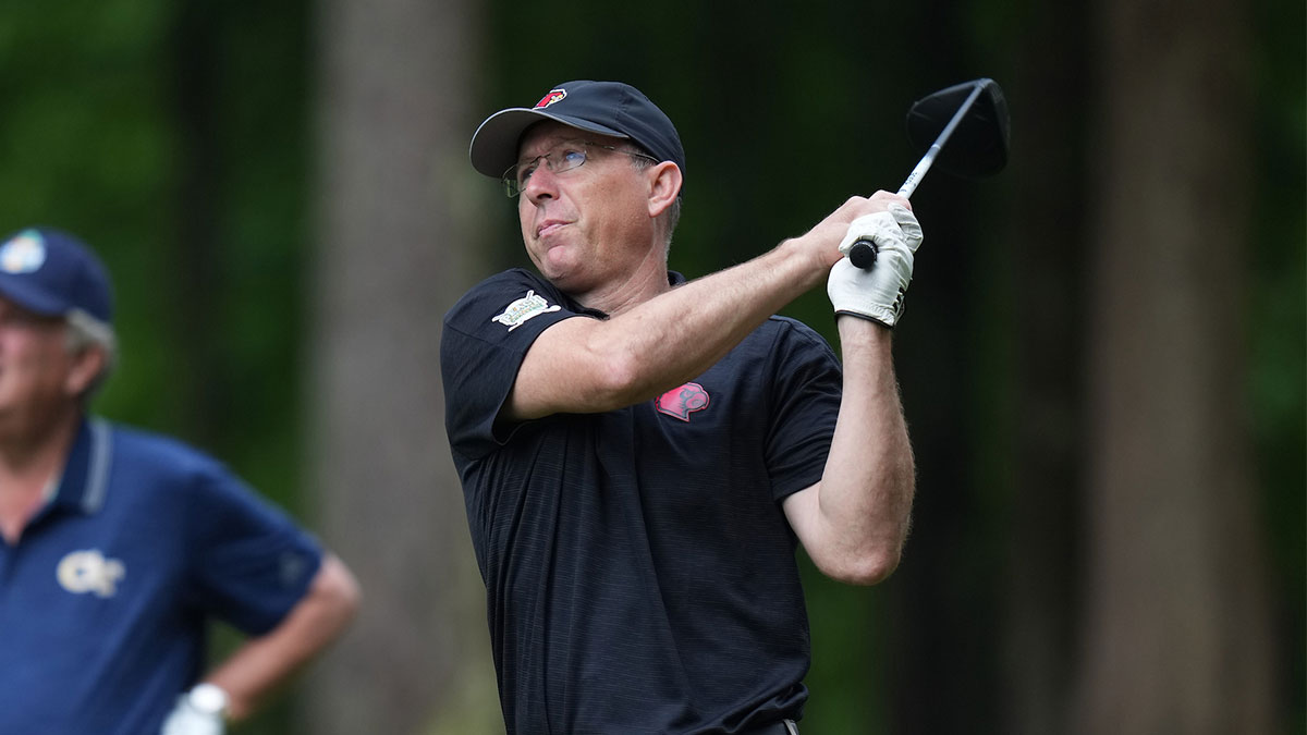 Peach Bowl Challenge Results: @CoachSattUofL paired with Paul Johnson for a combined score of 71, earning $20K for <a href="/lovecityinc/">Love City</a>