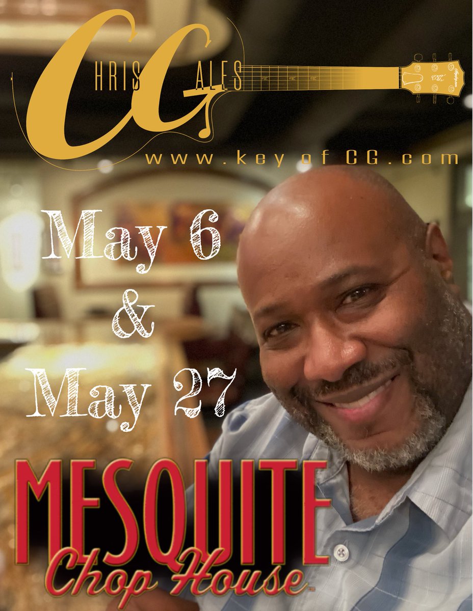 Here are my May show dates for Mesquite Chophouse <a href="/Southaven_MS/">SouthavenMississippi</a> .  #livemusic @DeSotoTimes <a href="/DeSotoMagazine/">DeSoto Magazine ~ Exploring the South</a> <a href="/desotoarts/">DeSoto Arts Council</a>