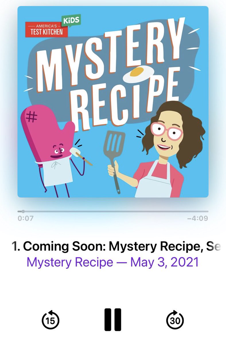 So excited that Mystery Recipe from <a href="/TestKitchen/">America's Test Kitchen</a> has reached 1 million downloads! Couldn’t love this show more if I tried, here’s to 1 million more! <a href="/kaitlinkeleher/">Kaitlin Keleher</a> <a href="/mollybirnbaum/">Molly Birnbaum</a> ❤️