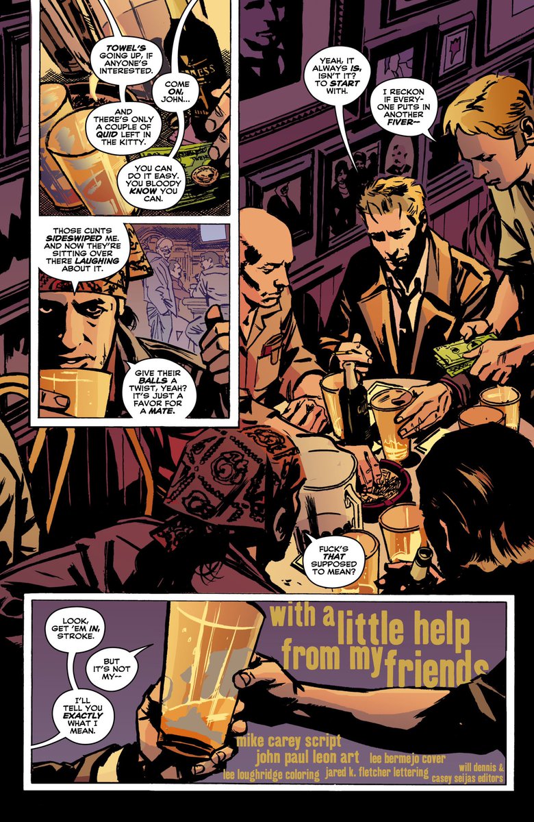 Mike Carey’s Hellblazer run was marked by some great one shot fill-ins including JPL on 229. Constantine at his best in a great domestic level horror story. 18/x