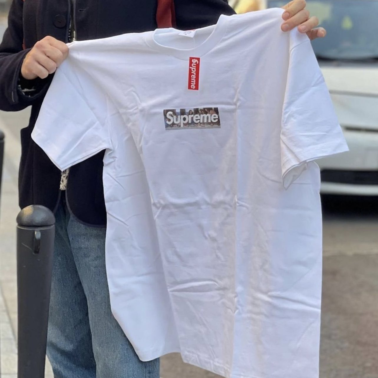 日本製 新品 Supreme Milan Box Logo Tee ミラノ 最後の晩餐 | www