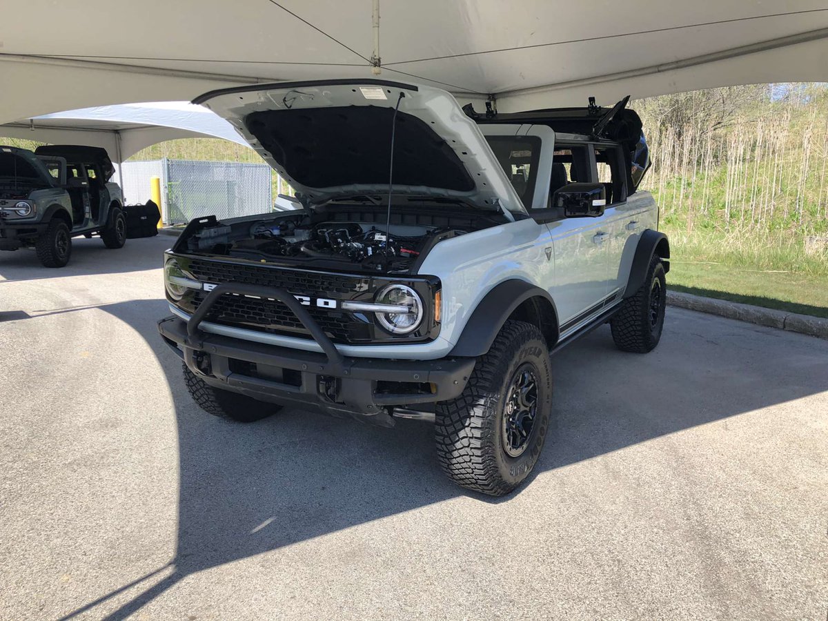 heiserford's tweet photo. Thank you to all who came out for the preview of the All-New 2021 Ford Bronco Family hosted by ADAMM - Automobile Dealers Association of Metro Milwaukee! #FordBronco https://t.co/mOvXJ2P7II