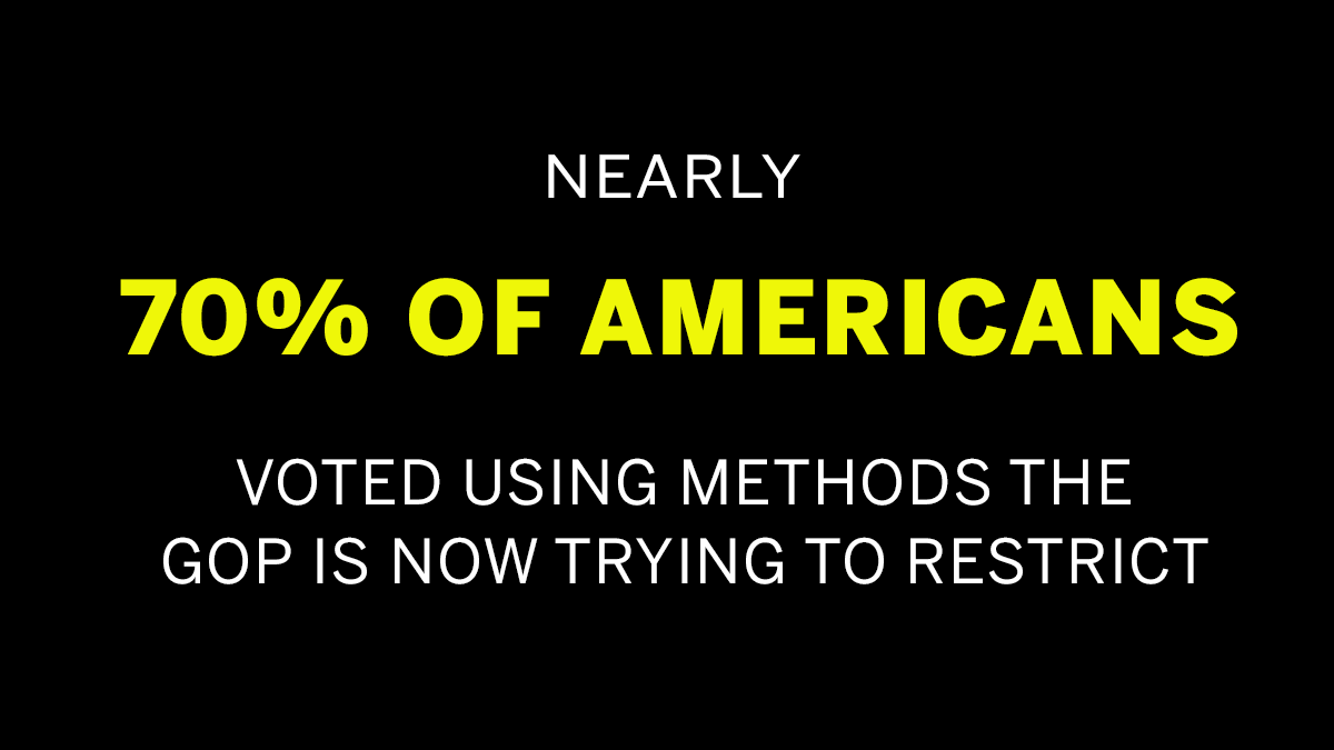 More Americans than ever voted by mail in 2020. Why are Republicans so afraid of this safe, unhackable way to vote?