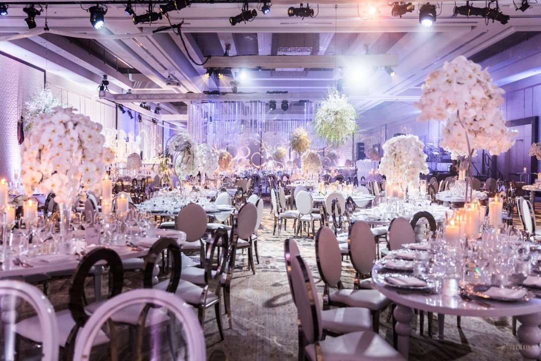 Absolutely Magical! This lavish wedding was one of our favourites to watch come to life <a href="/jwmarriottvan/">JW Marriott Parq Vancouver</a> The ballroom was completely transformed with customized pieces brought in specifically for this celebration. 
Featured in <a href="/wedluxe/">WedLuxe</a> magazine⠀⠀⠀⠀⠀⠀⠀
⠀