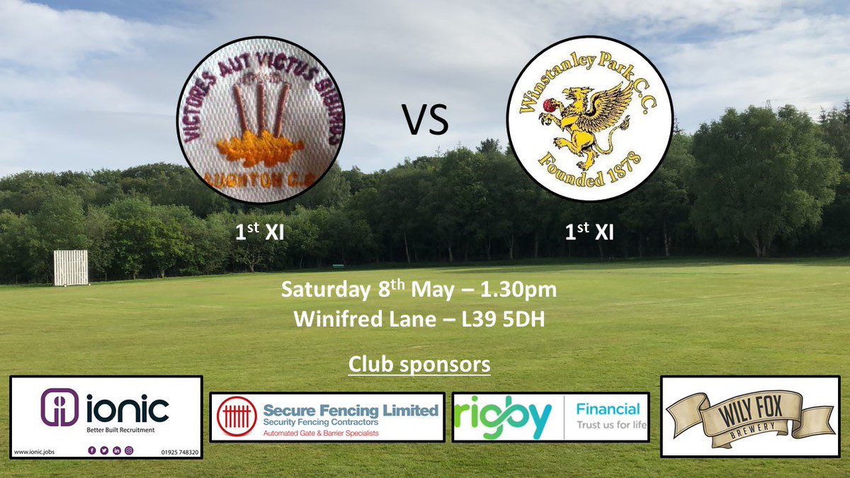 Winstanley Park CC (@winstanleypark) on Twitter photo This Saturday the first XI travel to <a href="/AughtonCC/">Aughton Cricket Club</a> trying to bounce back from their first loss of the season π <a href="/IonicJobs/">Ionic Recruitment</a> <a href="/SecureFencing/">Dave Rainger</a> <a href="/Rigby_financial/">Rigby Financial</a> <a href="/WilyFoxBrewery/">Wily Fox Brewery</a> #upthepark This Saturday the first XI travel to <a href="/AughtonCC/">Aughton Cricket Club</a> trying to bounce back from their first loss of the season π <a href="/IonicJobs/">Ionic Recruitment</a> <a href="/SecureFencing/">Dave Rainger</a> <a href="/Rigby_financial/">Rigby Financial</a> <a href="/WilyFoxBrewery/">Wily Fox Brewery</a> #upthepark