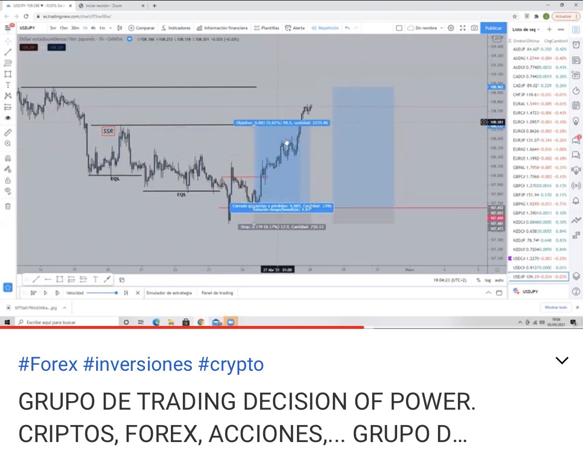 JoseAlvarezAndr's tweet image. DECISION OF POWER GRUPO DE TRADING
#forex #crypto #inversiones #bolsa #Bitcoin #Ethereum 

@decisionofpower 

youtu.be/EAJU0UhR6XI