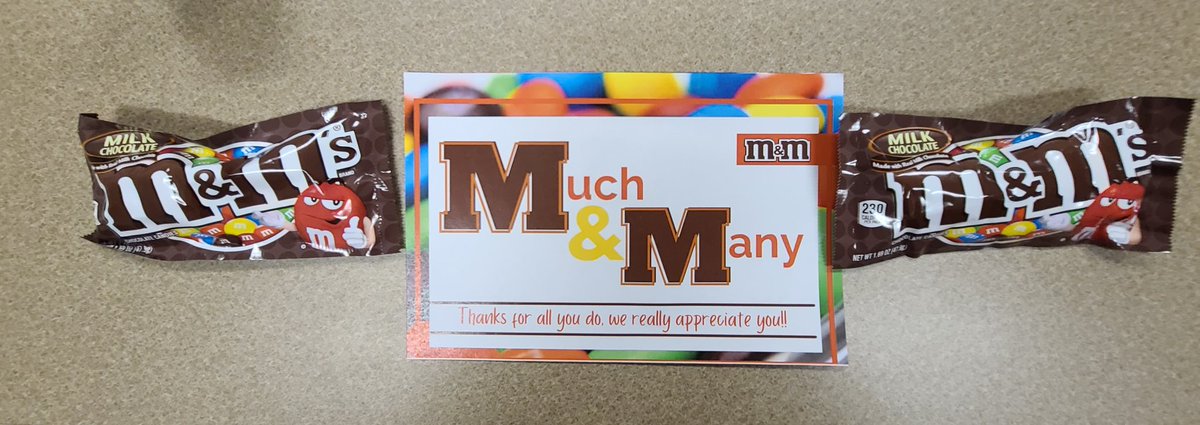 Day #3 of #TeacherAppreciationWeek Much &amp; Many to the amazing <a href="/MiddletonElem/">Middleton Elementary</a> staff for what you do, we really appreciate you! #ThankATeacher