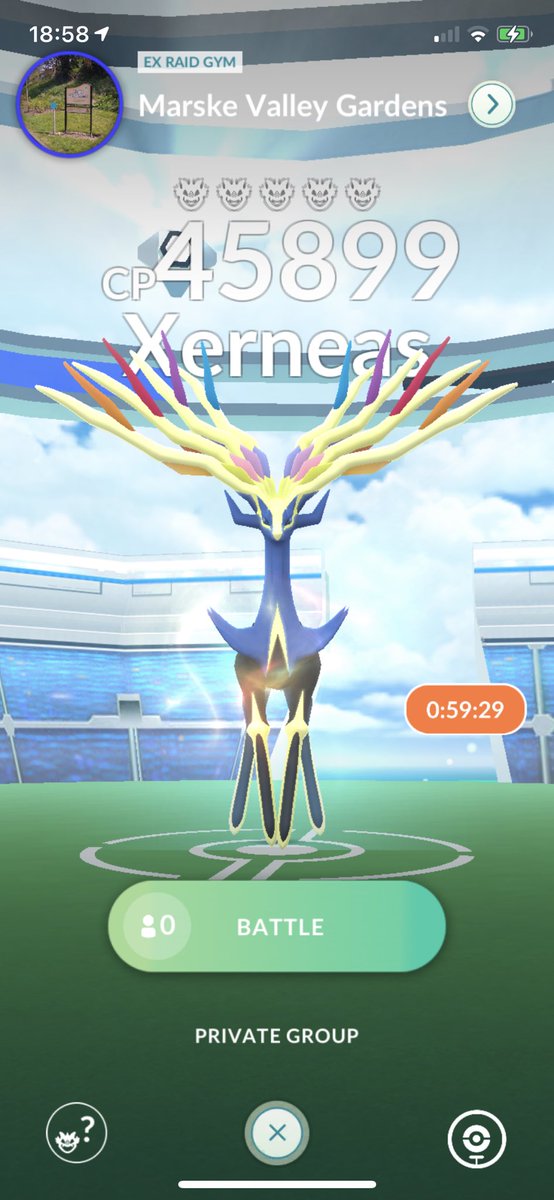 JarmarTheMan's tweet photo. Xerneas raid #pokemongo #PokemonGoRaids #PokemonGoRaid https://t.co/Fkxay2S328
