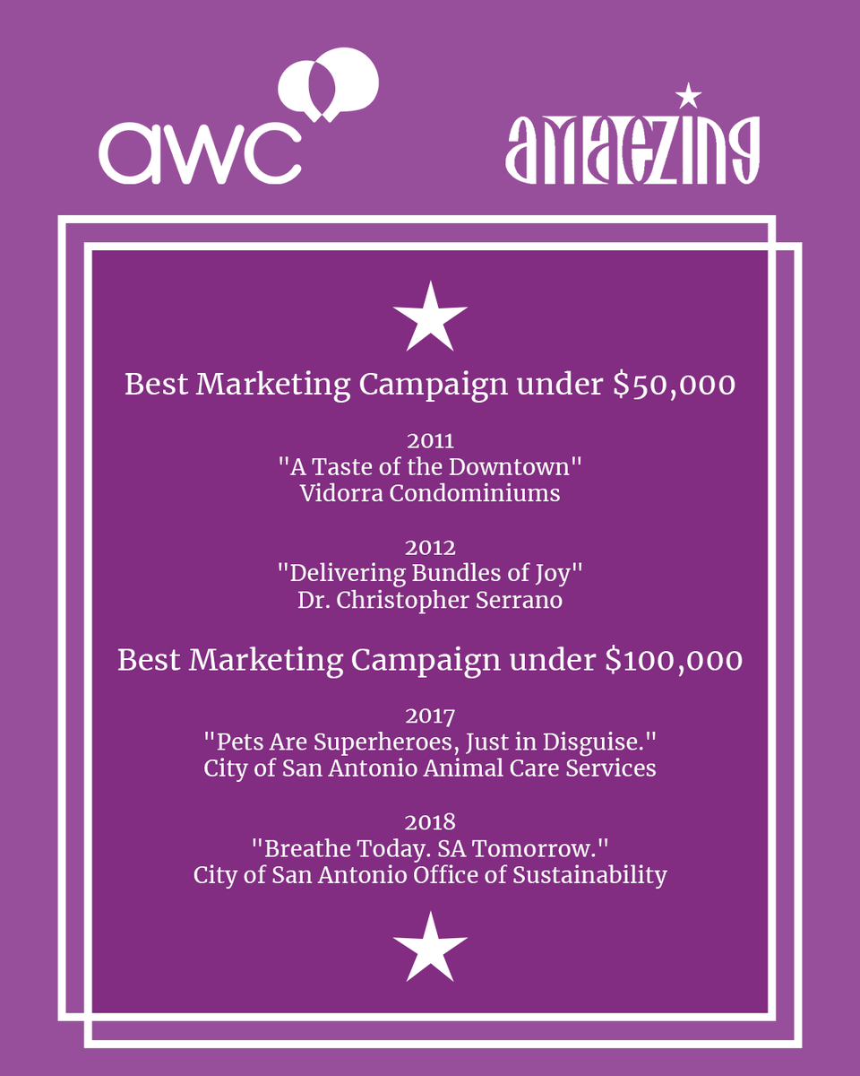Did you know AMG has won 20 national, regional, and local awards? Currently, we hold four "Best Marketing" titles from <a href="/AWCConnects/">AWC National</a>. Join forces with AMG and be the next winner! 🏆
#amg #business 
bit.ly/3sPe5lu