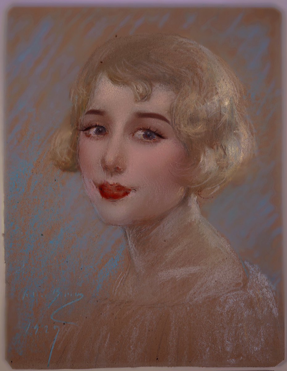 The Smithsonian has an Open Access library of public domain artwork so I’ve been enjoying giving glamour makeovers to the paintings.