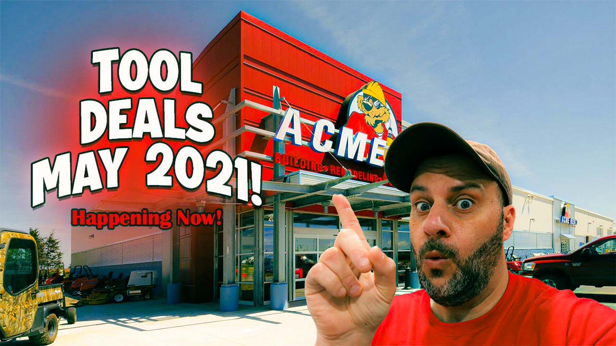 Power Tools Deals Going On Right Now (GET THEM WHILE THEY LAST)! youtu.be/5nAzPD5eQOs via @YouTube 

@AcmeTools #tools #powertools #handtools #sales
#acmetools #tooldeals