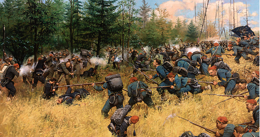 It was left to Meade to calm Grant down, explaining that at times Griffin was a little excitable.Given what had happened at Saunders Field, that was understandable. It was not a well-fought engagement for US forces. the 146th and 140th New York really got hit.