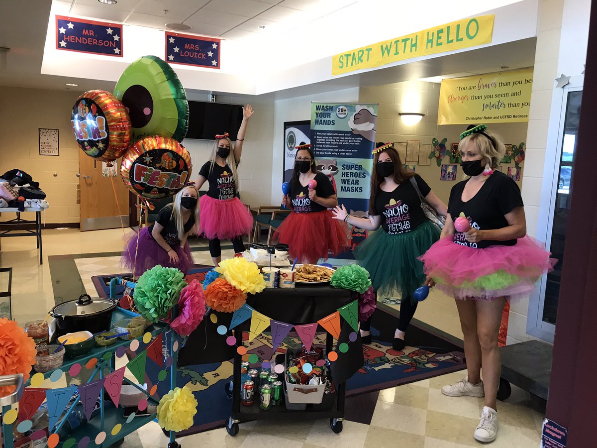 Staff Treat Cart on Cinco de Mayo. Thank you Sunshine Team and First Grade Teachers