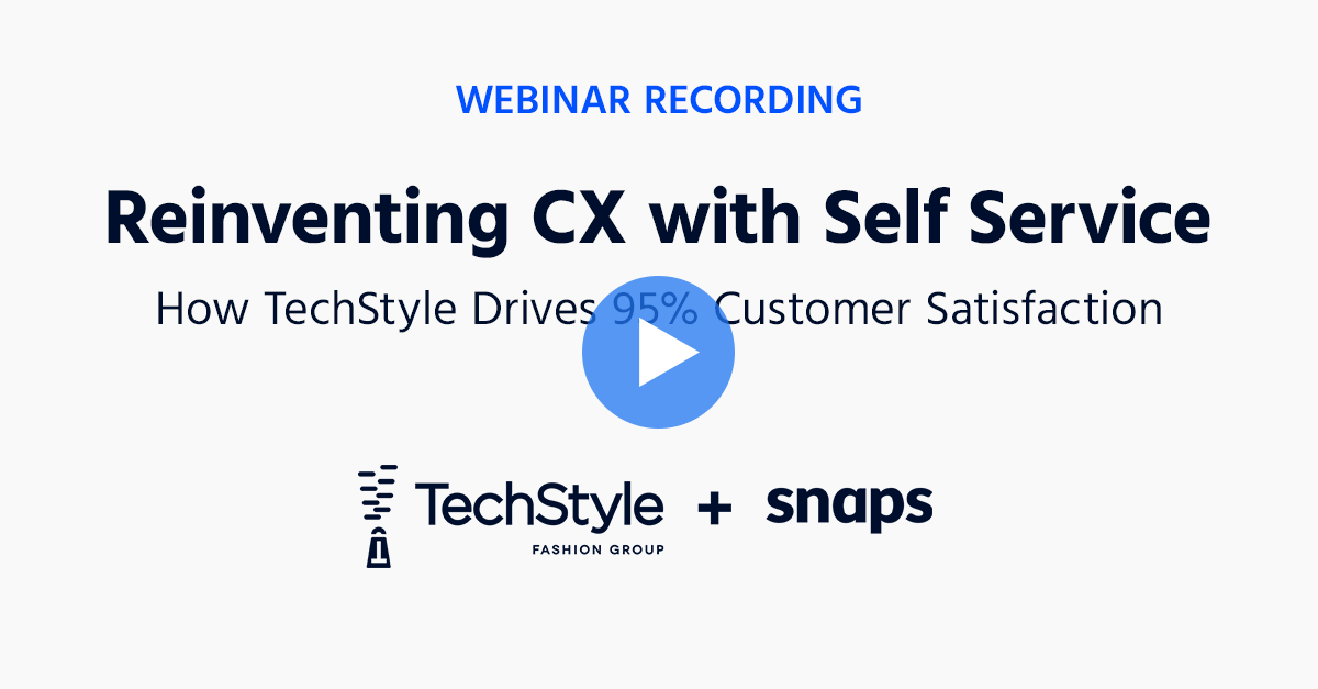 Watch our discussion with @TechStyleFashionGroup and hear how they use self-service messaging to provide immediate responses to FAQs and WISMO inquiries with 95% customer satisfaction. hubs.ly/H0MD_cx0
#cx #customerservice #webinar