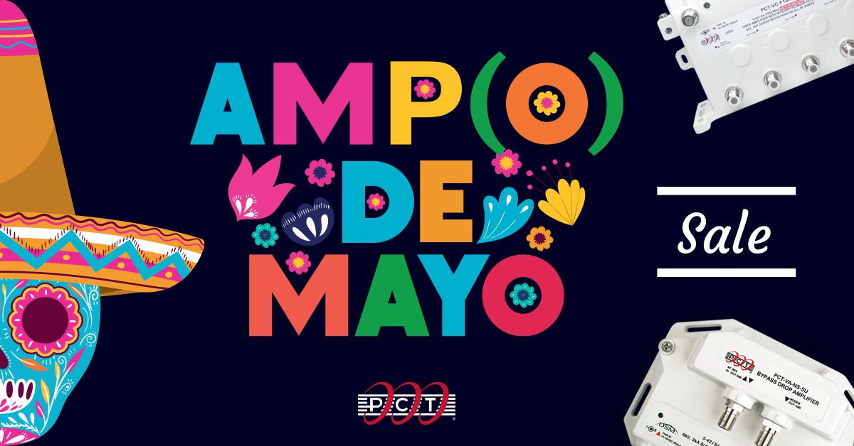 PctSolutions's tweet image. Celebrate Cinco de Mayo and the Month of May with a NEW PCT Amplifier! Demand PCT Quality. pctstore.com/Sale-s/153.htm
#cincodemayo #food #sale #amp #diy #cedia #broadband #cableTV #demandPCTquality #PCTintl