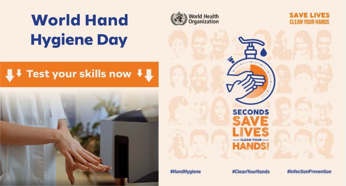 May 5 is the World Hand Hygiene Day.
Hand hygiene improves patient safety and saves lives every day of the year.
Need a scanner to test your Hand Hygiene skills? Contact: sales@handinscan.com.