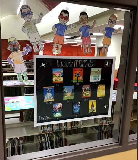 Speech students love the library! <a href="/IrvingLibraries/">IISD Libraries</a> <a href="/townleytorches/">TownleyTorchlighters</a> #bhsm #JabariJumps