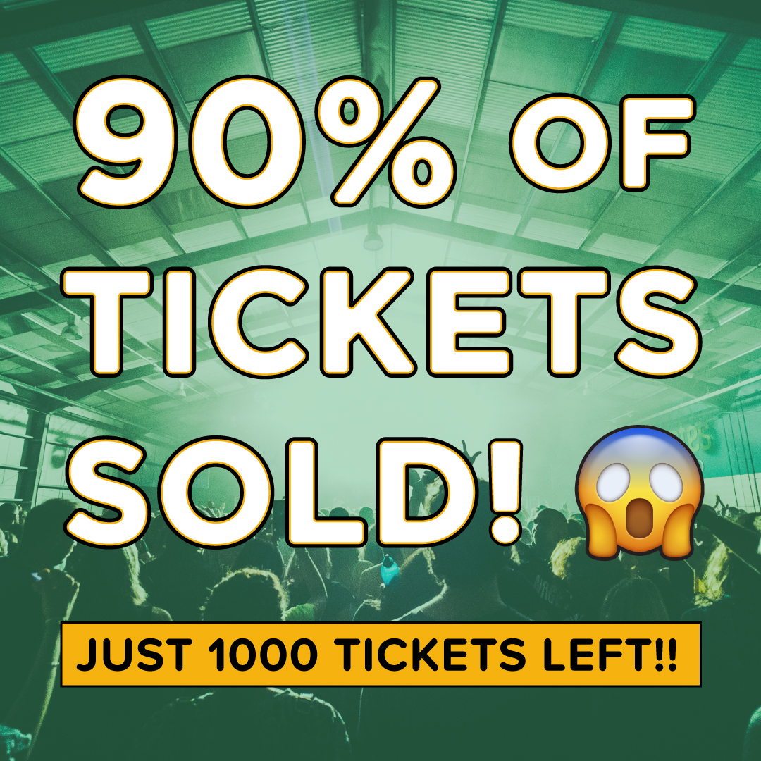 𝗪𝗼𝘄. The last milestone before we're 𝗦𝗢𝗟𝗗 𝗢𝗨𝗧 😫🎉

We can't wait to see you all in just over 3 months ahh ⏳😍

If you still haven't got your ticket, then 𝗴𝗲𝘁 𝗼𝗻𝗲 𝘄𝗵𝗶𝗹𝘀𝘁 𝘆𝗼𝘂 𝗰𝗮𝗻 ❤️

🎫 vegancampout.co.uk