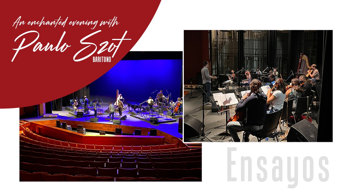 ¡Ya en preparativos! Anoche estuvimos acompañando la orquesta dirigida por Luke Frazier en sus ensayos para el concierto "An Enchanted Evening with Paulo Szot" que constituirá el cierre de nuestra Temporada 2020-2021.

Descubre más:  ow.ly/hzF650EFEr3 #CulturartePR