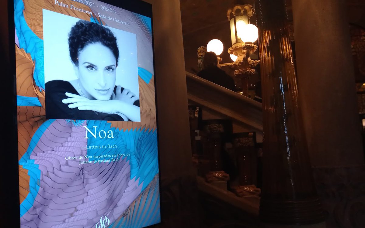 mariajangles's tweet photo. I avui al #PalauFronteres... @noasmusic amb #LettersToBach

#CantWait #Bach al @palaumusicacat #ParlemDeClàssica #Concerts https://t.co/TlycTtWFBZ