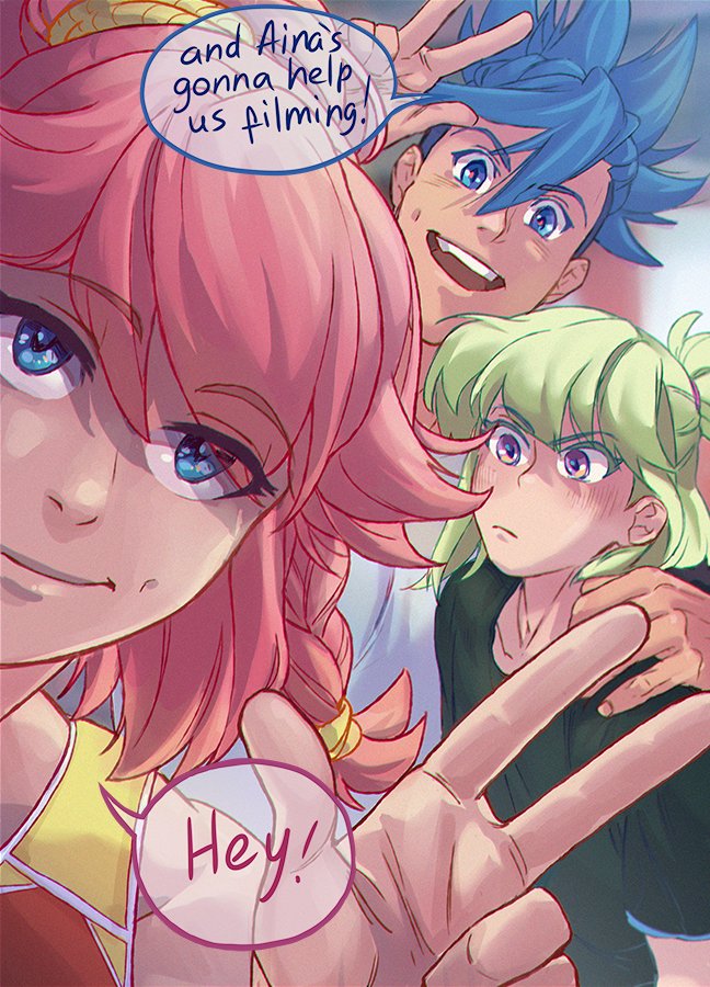 taki_bert's tweet photo. the comic i did for Galo Fitness Instazine a while ago and completely forgot to post it lol 
(pt 1)
#galolio #PROMARE https://t.co/hnG0rxnV1m