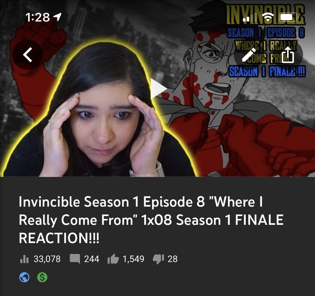 ItsJustKatia's tweet image. 33k + views for my #InvincibleFinale... y’all are amazing omggg 😭😭
