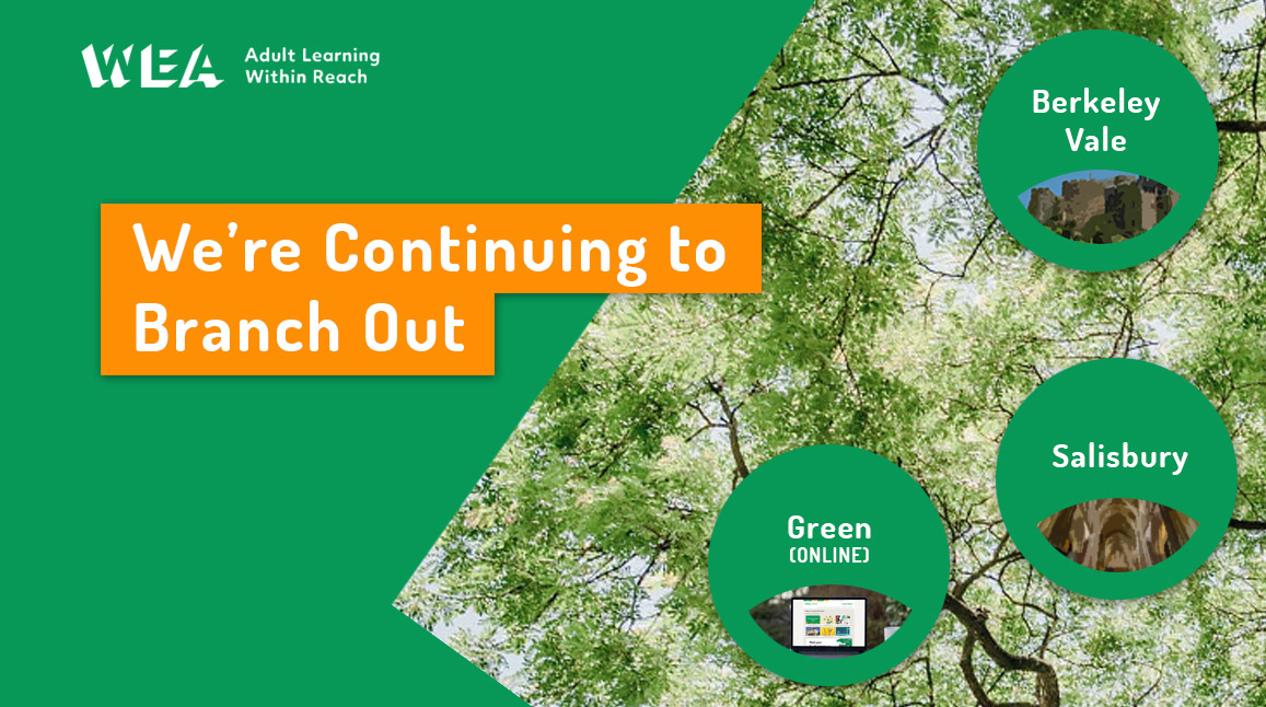 We have 3 new branches opening soon! 🎉

Join our Online Launch Events to celebrate with us and enjoy a talk on a topic relevant to the branch/location.

Salisbury Branch Opening Event
wea.org.uk/south-west/new…

Green Branch Opening Event
wea.org.uk/south-west/new…