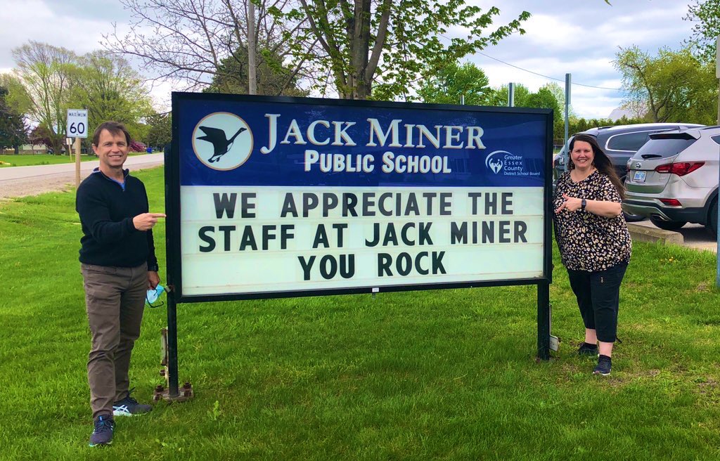 We would like to acknowledge and recognize our staff at Jack Miner for the amazing things they do for our students, our school, and our community!  🐾THANK YOU! <a href="/MichaelHuggard/">M Huggard</a> <a href="/toddawender/">Todd Awender</a>