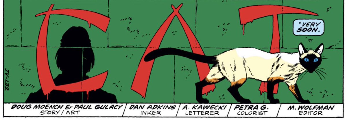 MARVEL CATS WEEK is on the prowl! Today, we’re looking at Shang-Chi’s cat, created by Doug Moench and <a href="/GulacyArt/">🄶🅄🄻🄰🄲🅈 🅐🅡🅣</a> in 1976’s Master of Kung Fu #38!