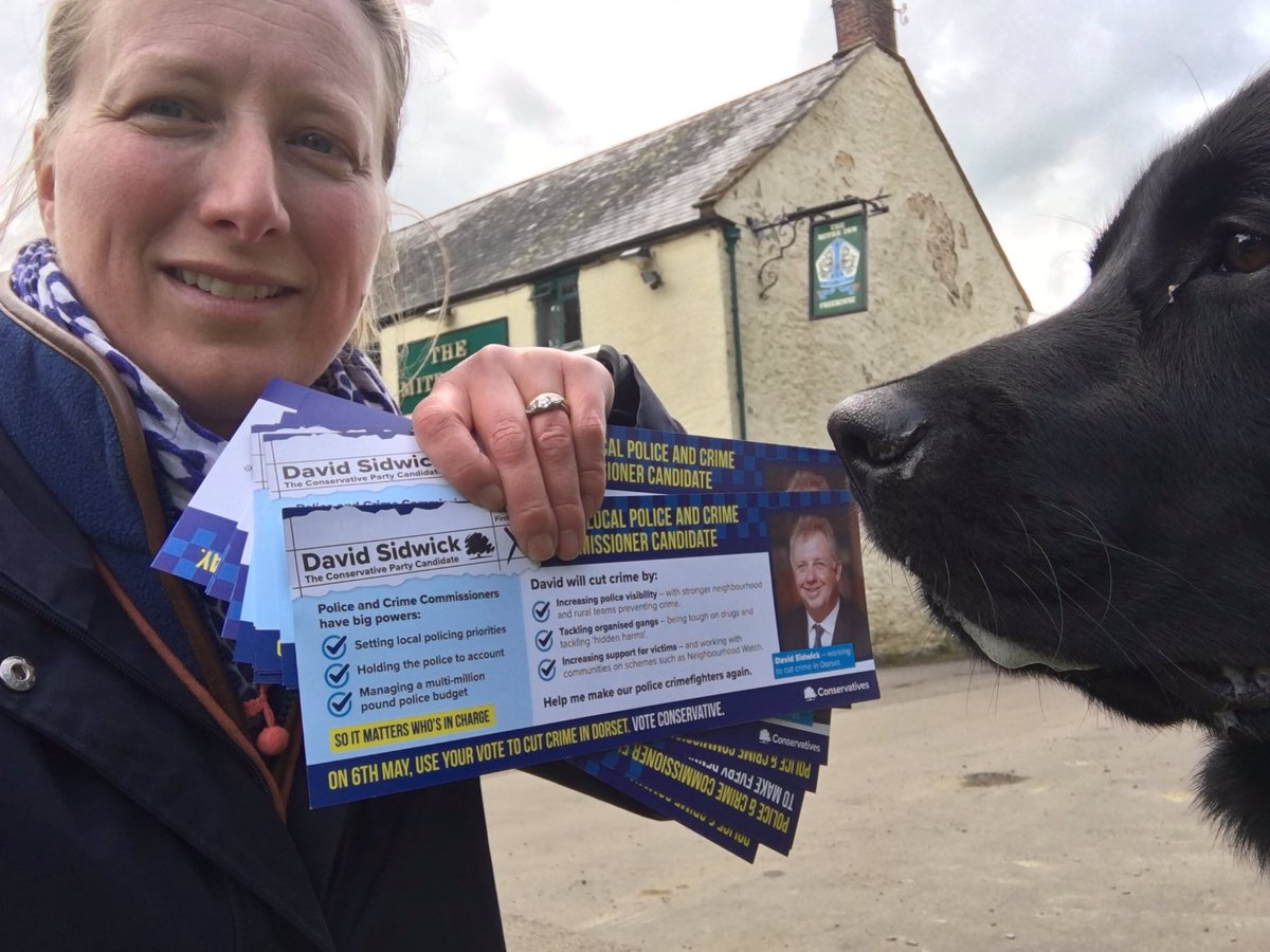 An afternoon walk and spot of leafleting for local PCC candidate @Sidwick4Dorset. Don’t forget to vote tomorrow, for PCC & the wonderful @ChristchurchCo4 in the by-election seat in #Christchurch . #hegetsit #Elections2021 @DorsetWest @cwowomen