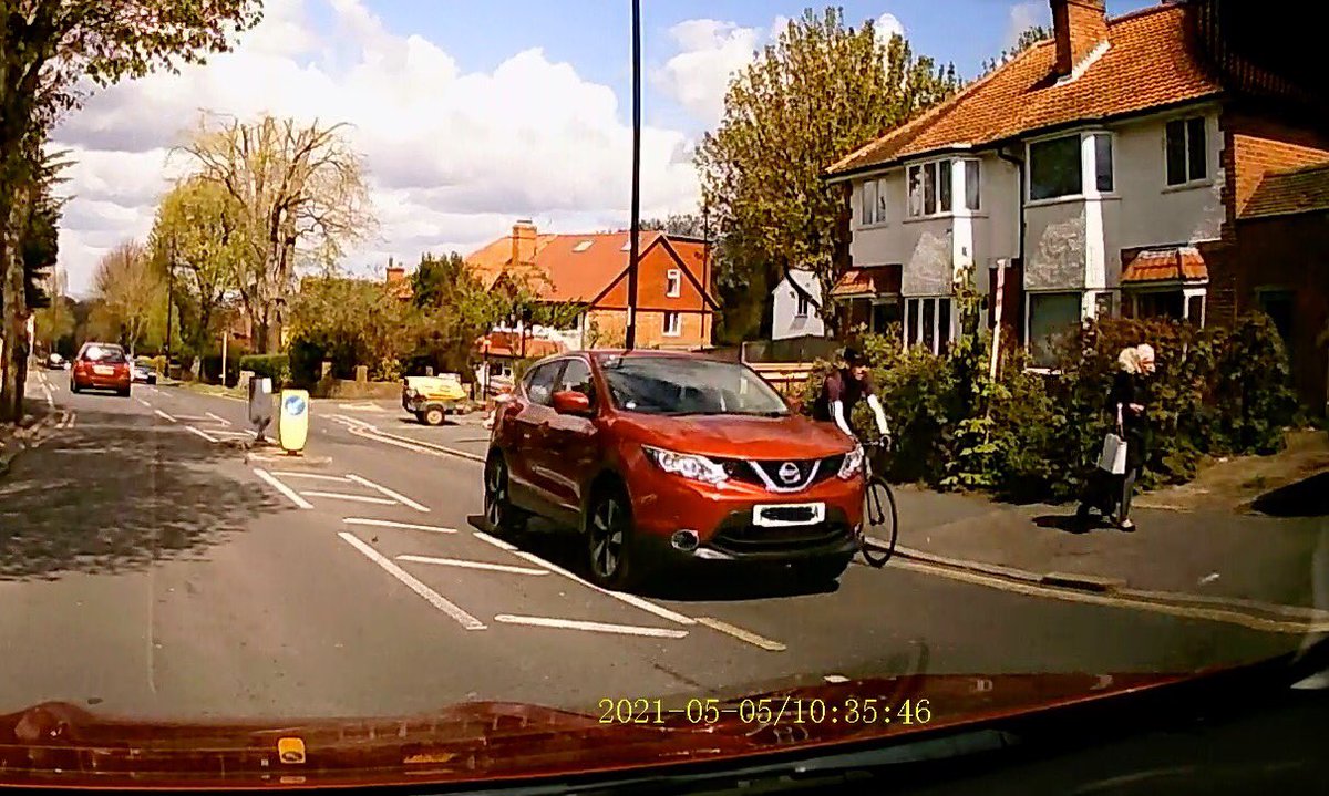 Love a dashcam.  Hate this.  Worst I’ve seen.  Socked and angry.  Reported.  @MikeyCycling #cycling #closepass #dangerousdriver #aggressivedriver #selfishdriver #potentialkiller