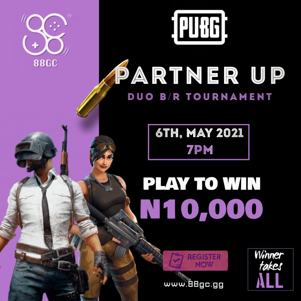 To all battle ground lovers... pair up and stand a chance to win ₦10,000. Registration is free!!!!!!!!!!! Use the link to register 👇🏽
88gc.gg/en/games/92e7d…

#PUBG #PUBGMOBILE #Nigeria #eSports #gaming #Africa #88G