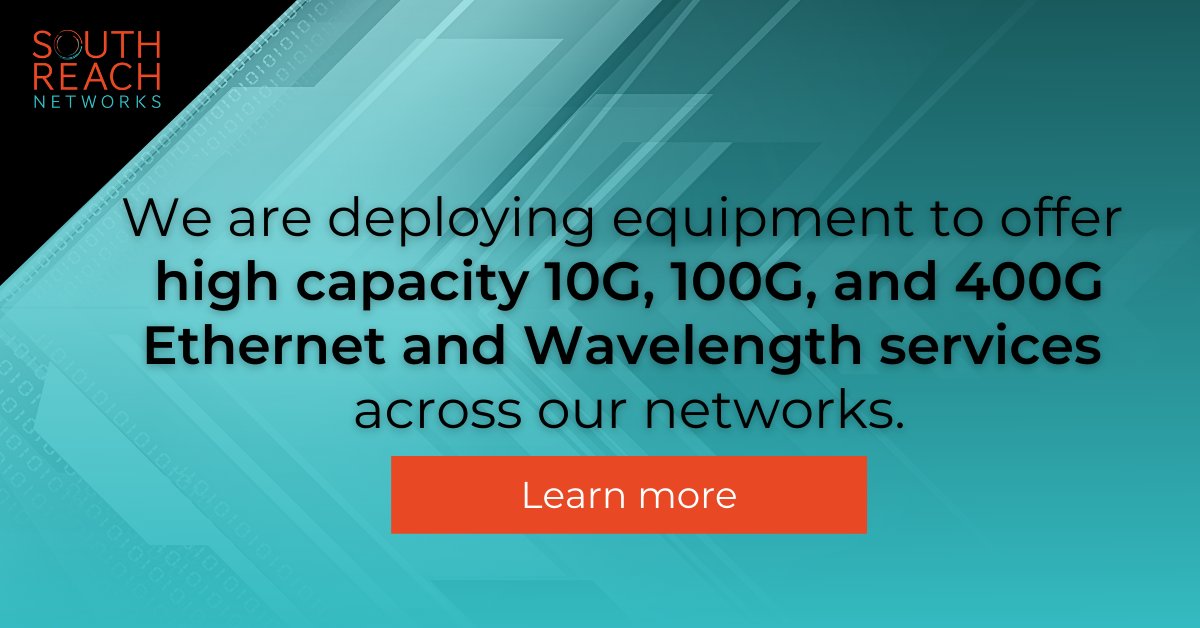 Have you heard? We are deploying equipment to support high capacity #Ethernet and #Wavelength services for #DataCenters and select enterprises in the southern US! Find out more: fal.cn/3fblA