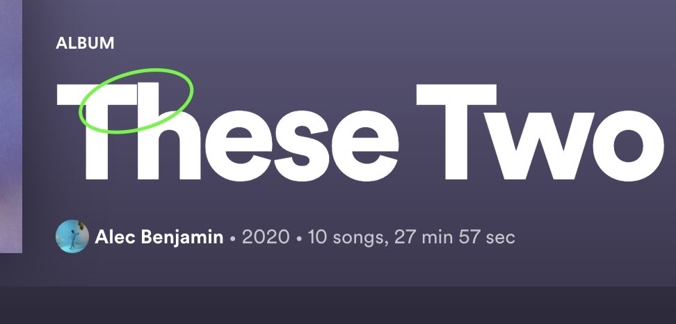 nikoyaitanes's tweet photo. @Spotify please fix your typography. The tracking and kerning is very off on the Desktop app and I can’t unsee it 😦 #GraphicDesign https://t.co/WhHRnKtr6J
