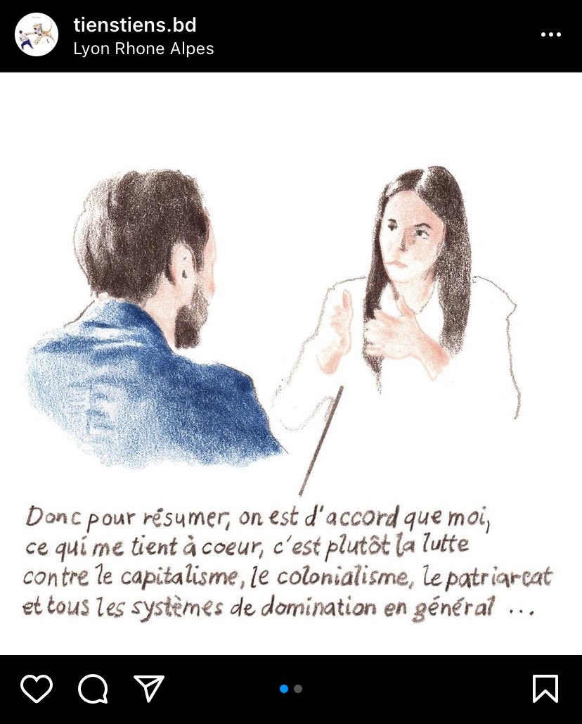 LouiseForestier's tweet photo. Ce que m’inspire le passage de Sardou dans #quotidien parfaitement résumé en 2 dessins https://t.co/3Yd9BEjIfu