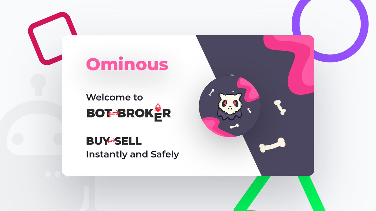 BotBroker_io's tweet photo. We’re excited to announce the addition of @OminousAIO to the BotBroker family! 🎉

Safely buy or sell your keys now! 🔥

https://t.co/NicspCZrtn

We’re giving away an Ominous key and BotBroker coupon to celebrate! 

Follow @OminousAIO, RT, &amp; Like for a chance to win! 🔁♥️ https://t.co/GM5EnuwwoR