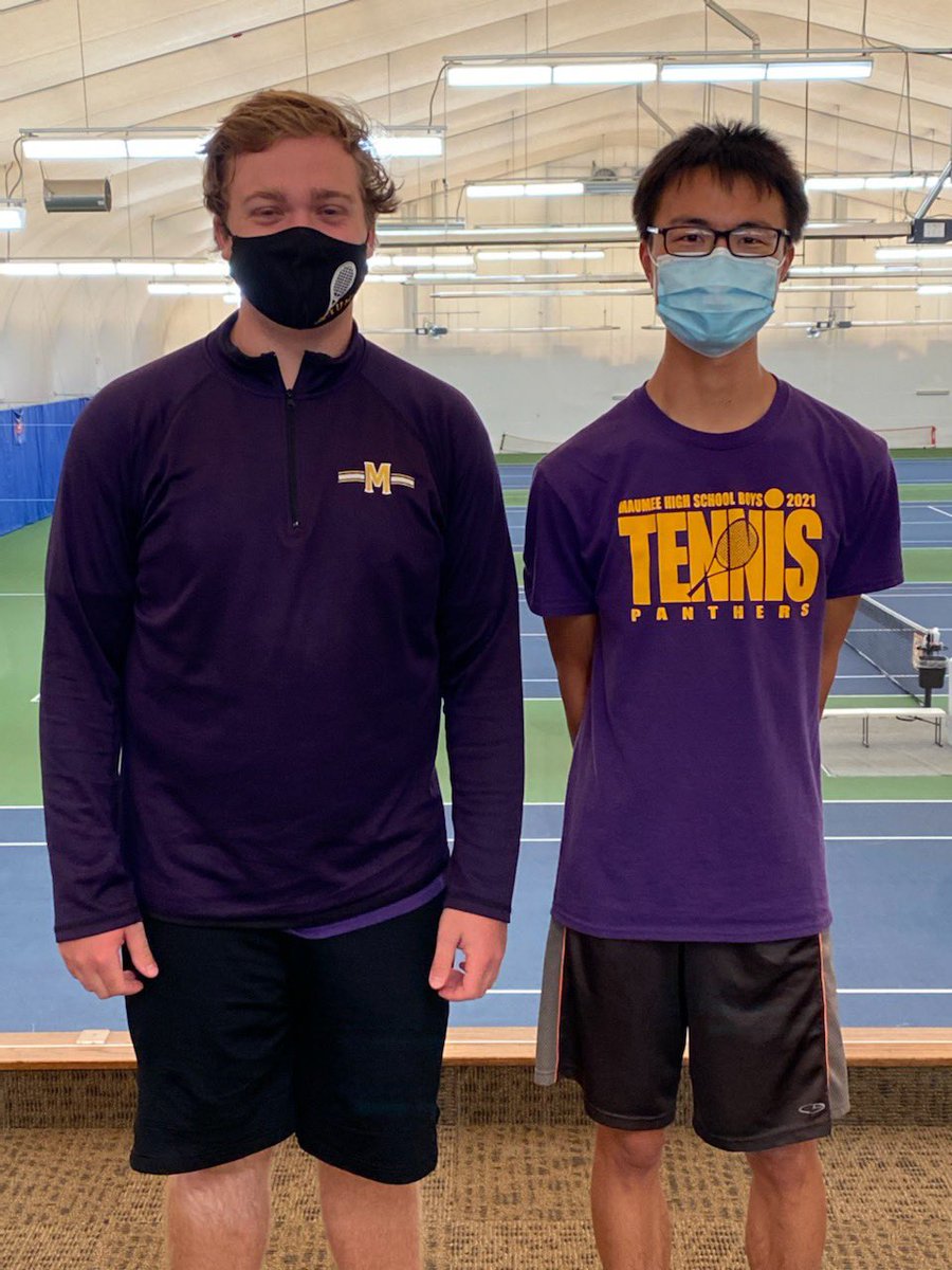 Congratulations to juniors Braden Tucker &amp; Gavin Yu on their 3rd place finishes at 1st &amp; 2nd singles, respectively, at today’s <a href="/NLL_Sports/">Northern Lakes League</a> tennis championships!  Maumee finishes 3rd as a team!
