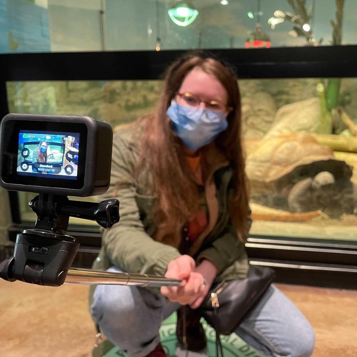 ZTVAkron's tweet photo. @ClassCancelled and some of our other members were able to get a little wild at the @AkronZoo today! Keep an eye out for future episodes coming soon 🐢🙈 https://t.co/tg3WeQu4TP