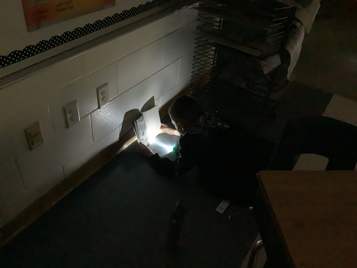 ABC Countdown is in progress... today is F is for Flashlight Reading. Thank you to Mr. Phelps for sharing some pictures of his readers!