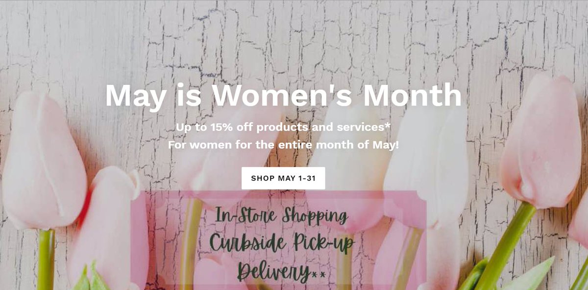 DarpanMNM's tweet photo. Ladies May is Women's month.. enjoy up to 15% off many products and services.. 
Please note delivery charges are based on distance  and we use @GopherItOttawa  for the Ottawa area deliveries.. https://t.co/Hyy3JfzHkR