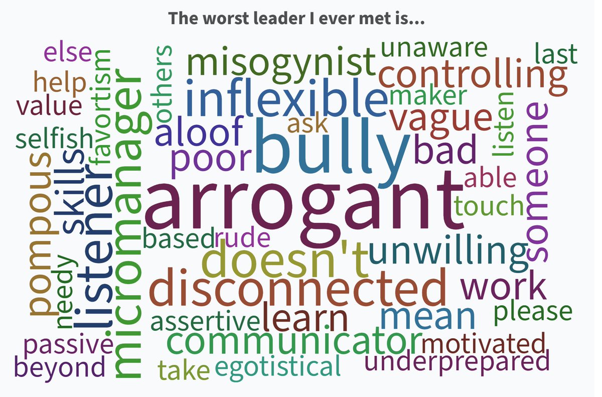 iGrrrl's tweet image. Word cloud from our session on leadership programs #NORDP2021