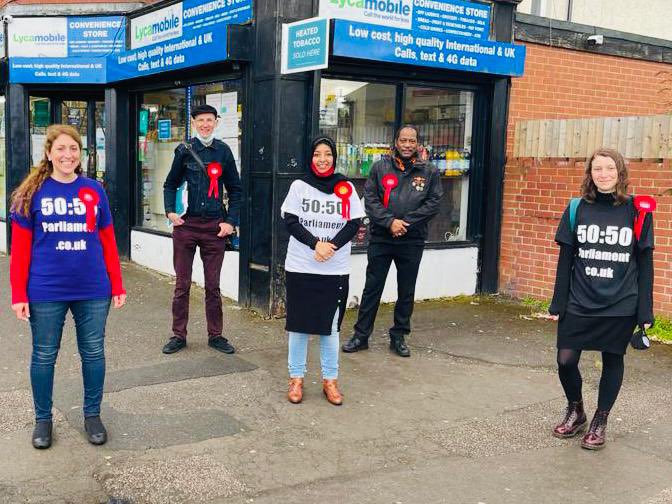 👏Great photos from <a href="/LubzStaProperty/">Cllr Lubna Arshad</a> - standing for Temple Cowley in Oxford. 
🙌#InspiredBy5050
“Women are nation builders who seem to have a higher calling to peace, for sacrifice and for establishing peace in our communities. 50:50 encourage women to stand, will you?”