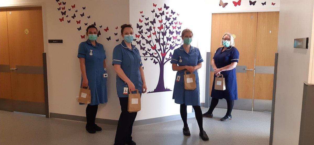 Today the <a href="/EastLancsRCM/">East Lancashire RCM Branch</a>  have been out and about distributing goody bags to all our fantastic midwives <a href="/ELHT_NHS/">East Lancashire Hospitals NHS Trust 💙</a> thanks to our staff side colleagues at unison East lancs <a href="/FionaWild68/">Fiona Wild</a> for working with us on this venture we were able to supply bags to all midwives on #IDM2021