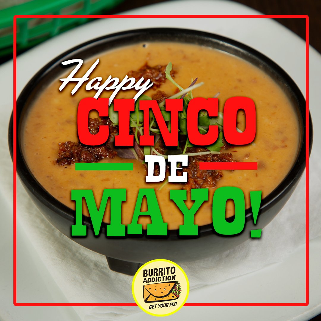 BurritoAddictLV's tweet photo. Happy Cinco De Mayo, Las Vegas! Having an in-home fiesta? Click the link below and get "your fix" sent straight to your door! #LasVegas #CincoDeMayo

https://t.co/99RkPst3CY https://t.co/D59yNmcutg